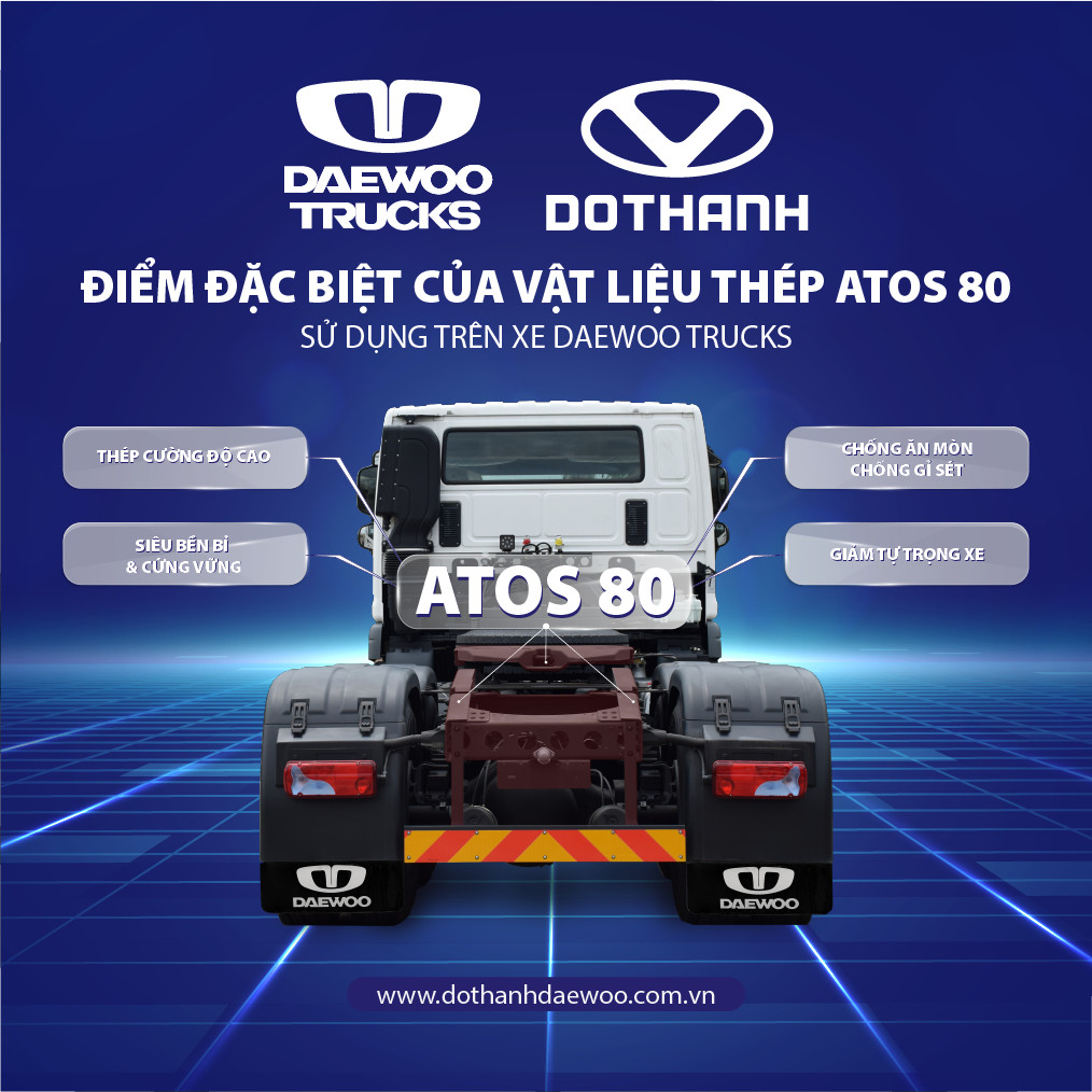 Thép ATOS 80 Sử Dụng Trên Xe DAEWOO TRUCKS