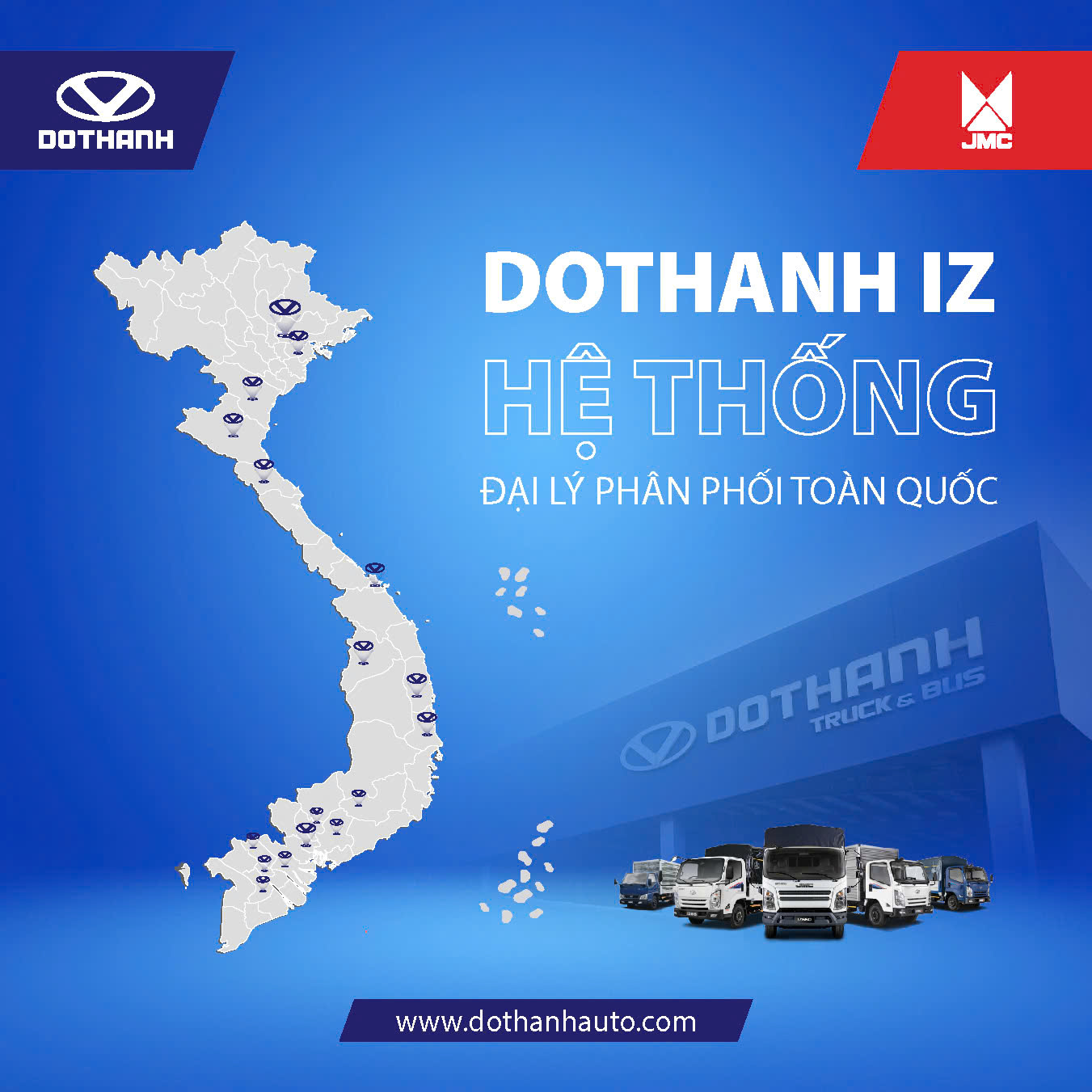 SHOWROOM PHÂN PHỐI XE DOTHANH IZ