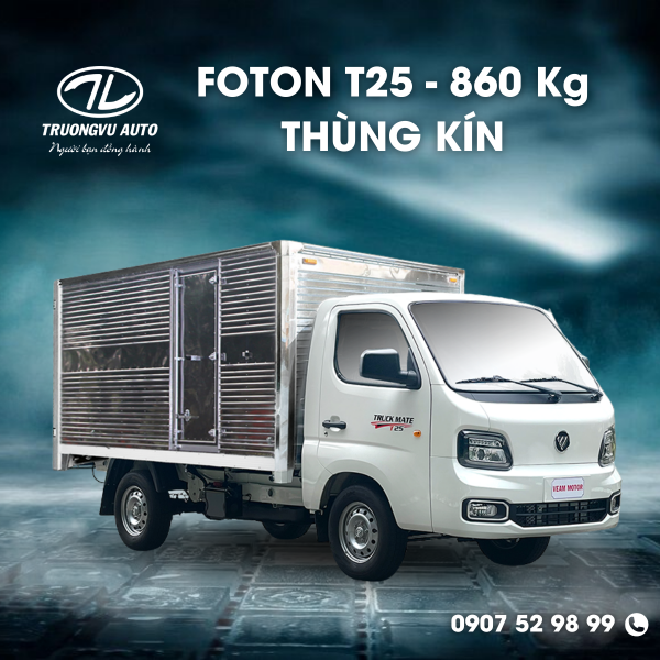 FOTON T25 THÙNG KÍN