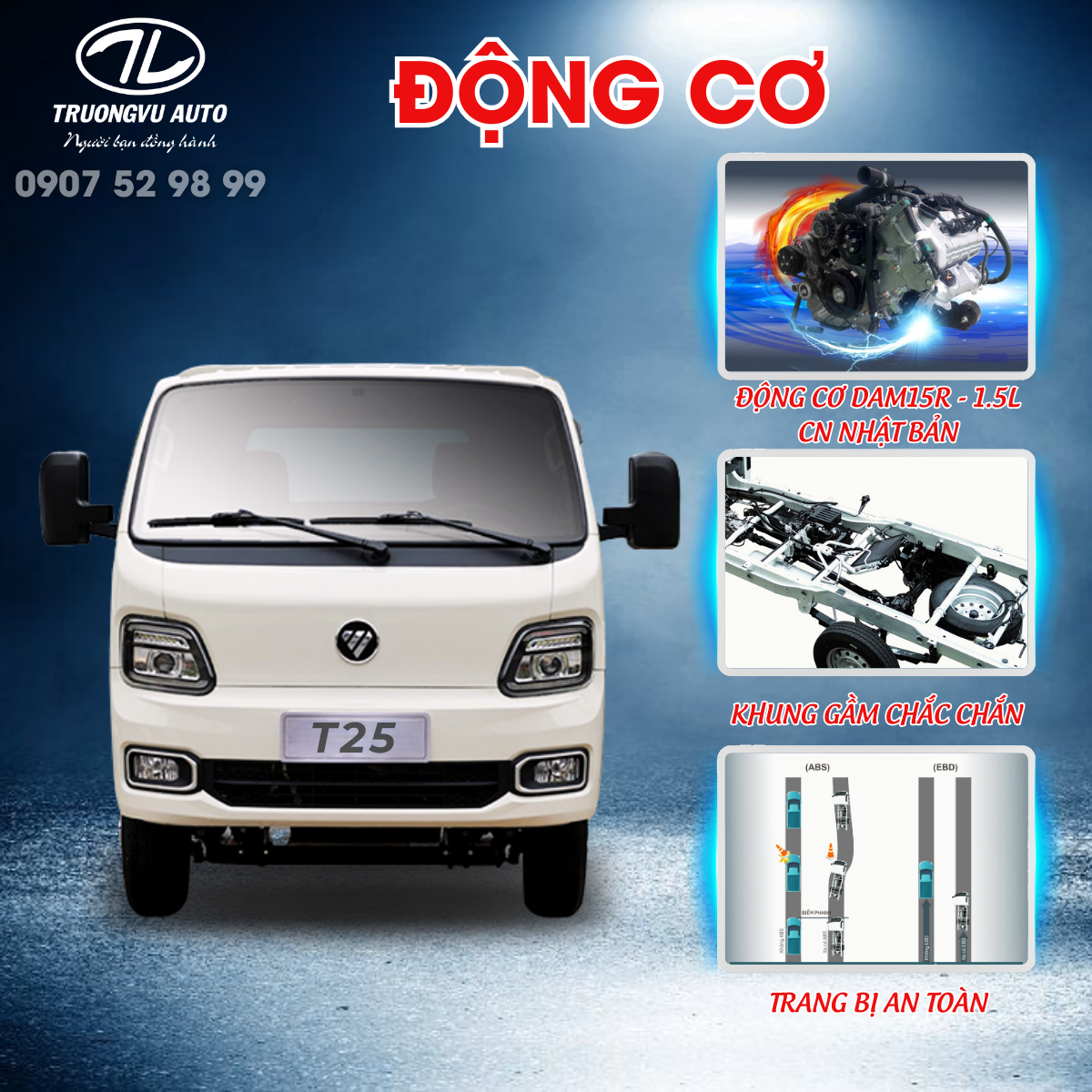 ĐỘNG CƠ FOTON T25