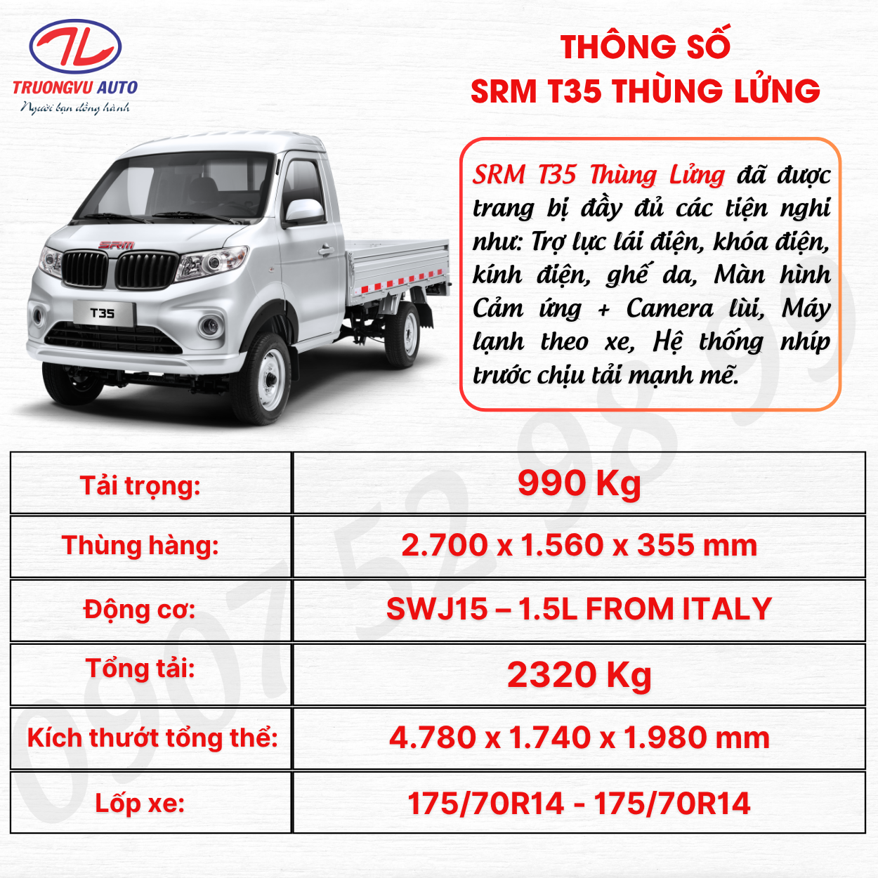 THÔNG SỐ