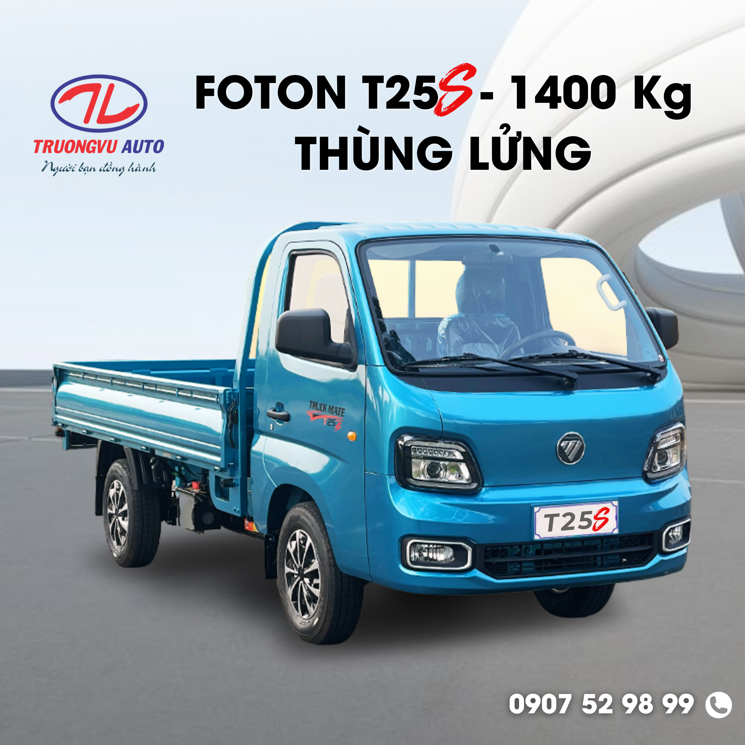FOTON T25S THÙNG LỬNG