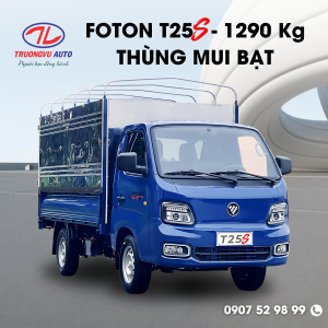 FOTON T25S THÙNG MUI BẠT