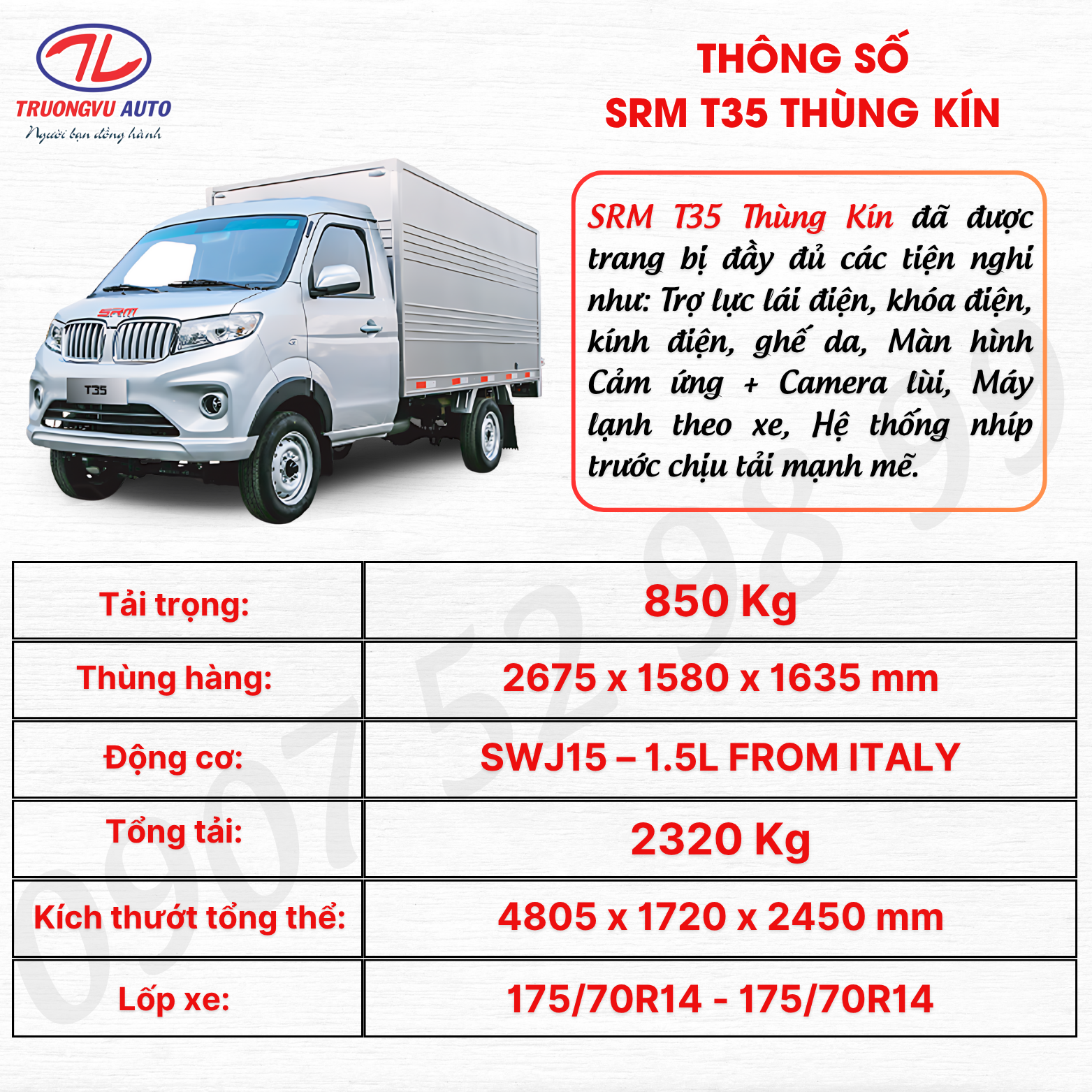 THÔNG SỐ