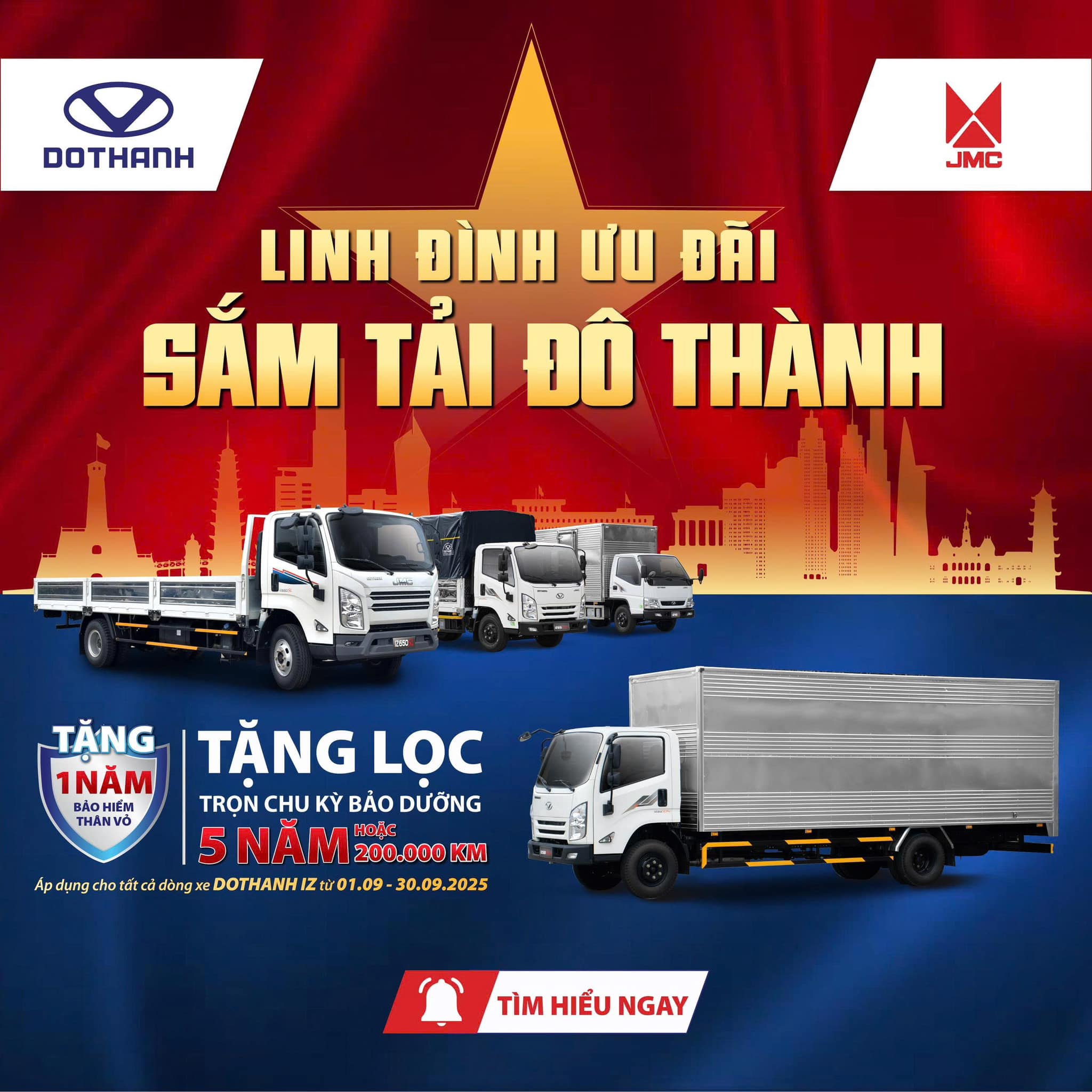 ƯU ĐÃI DOTHANH IZ THÁNG 9